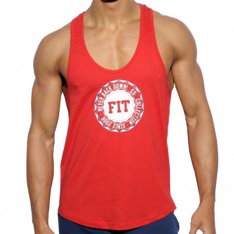 ES Collection FIT Cotton Tank Top - Red