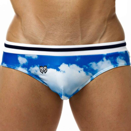 Marcuse Slip de Bain Sphere Bleu Ciel