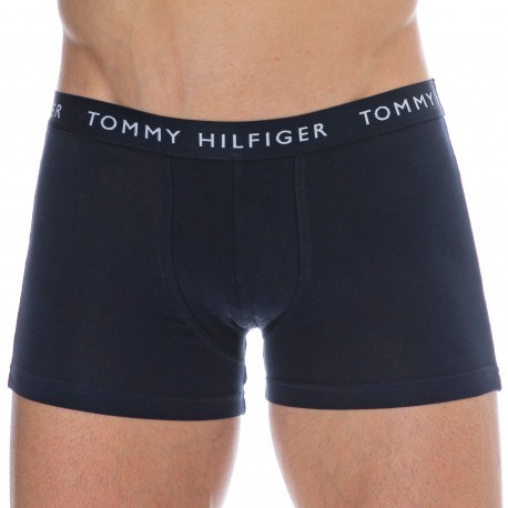 Tommy Hilfiger 3-Pack Essential Recycled Cotton Boxer Briefs - Navy