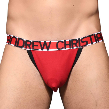Andrew Christian String Almost Naked Y-Back Coton Rouge
