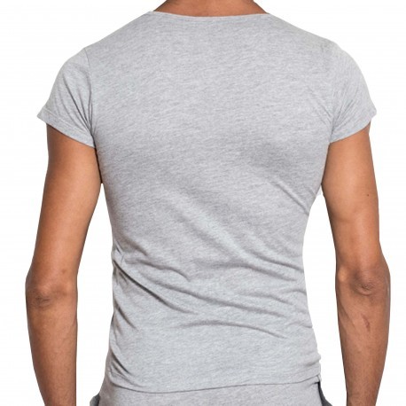 Quriosé Bliss Cotton T-Shirt - Heather Grey