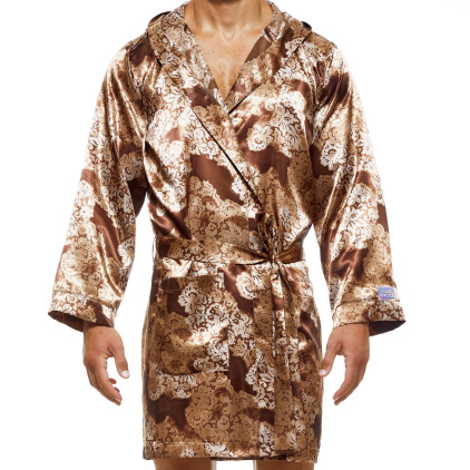 Modus Vivendi Robe de Chambre Abstract Marron