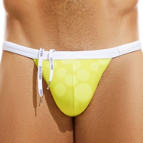 Modus Vivendi Dot Tanga Swim Briefs - Yellow