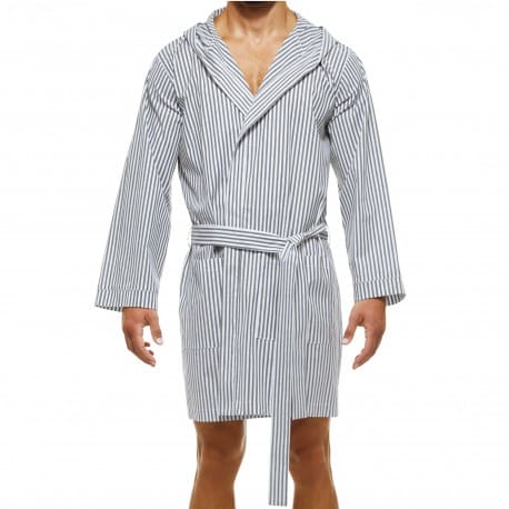 Modus Vivendi Breton Dressing Gown - Grey