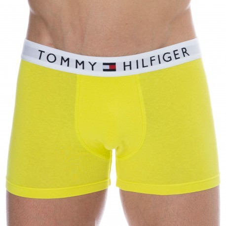 Tommy Hilfiger Boxer Logo Coton Bio Jaune