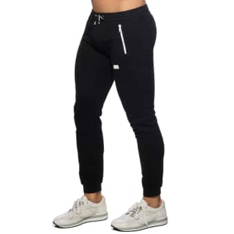 Pantalon Jogging Double Zip Noir Addicted