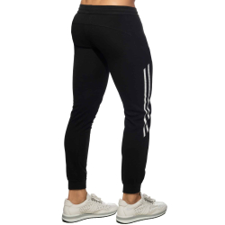 Pantalon Jogging Double Zip Noir Addicted