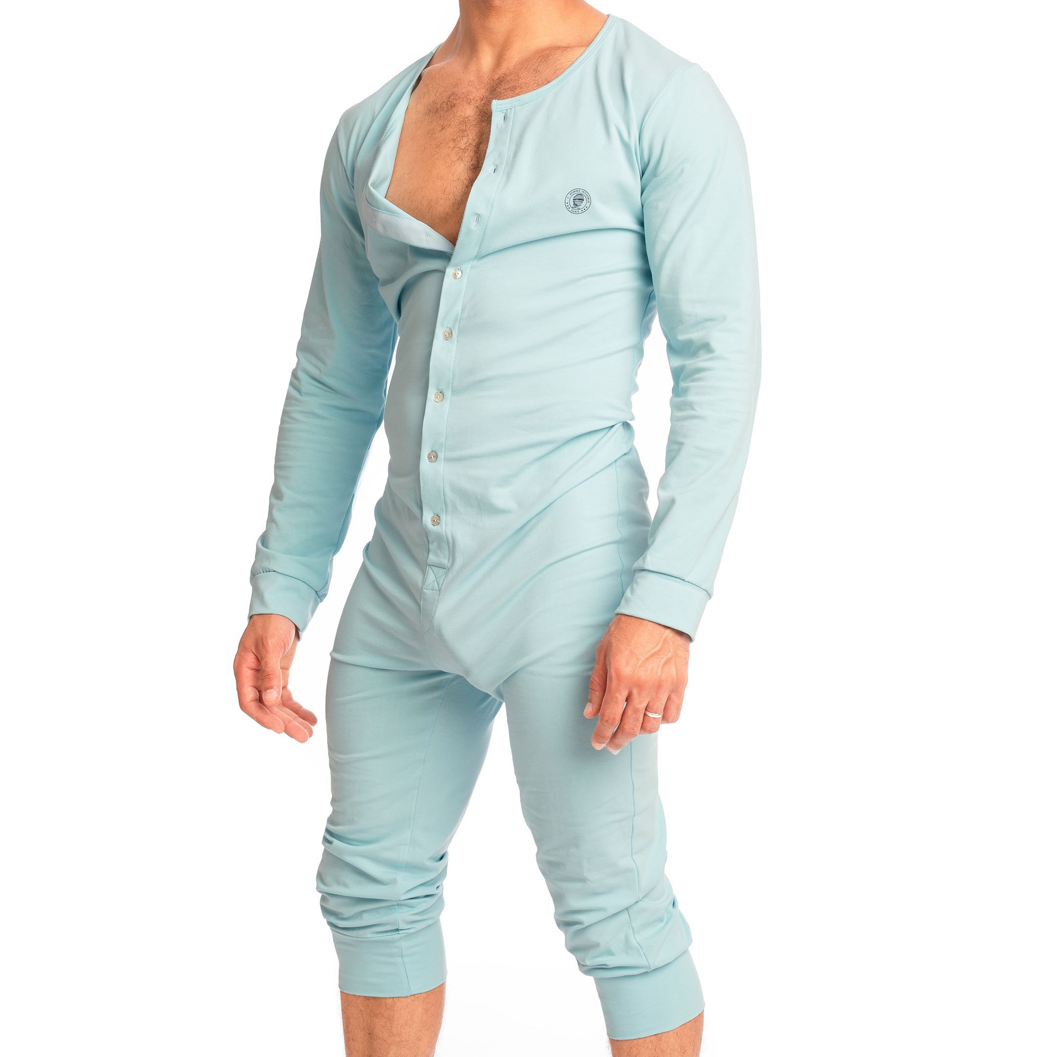 L'Homme invisible Hypnos Long Bodysuit - Ice Blue | INDERWEAR