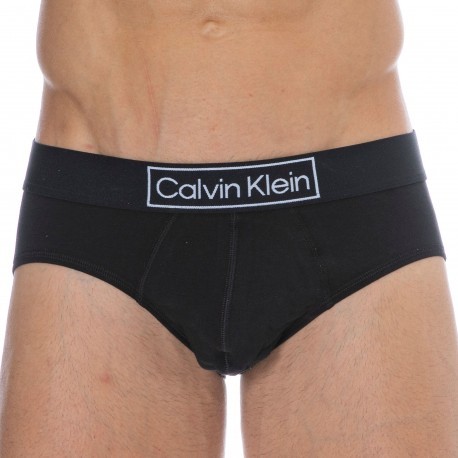 Calvin Klein Slip Reimagined Heritage Coton Noir