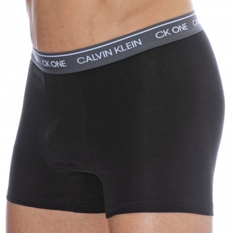 Calvin Klein Boxer Ck One Coton Noir - Anthracite