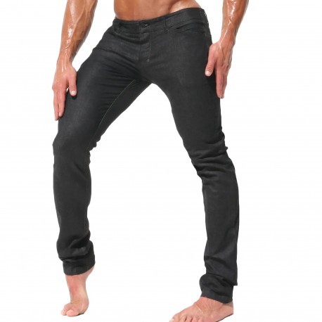 Rufskin Pantalon Jeans Slash Noir