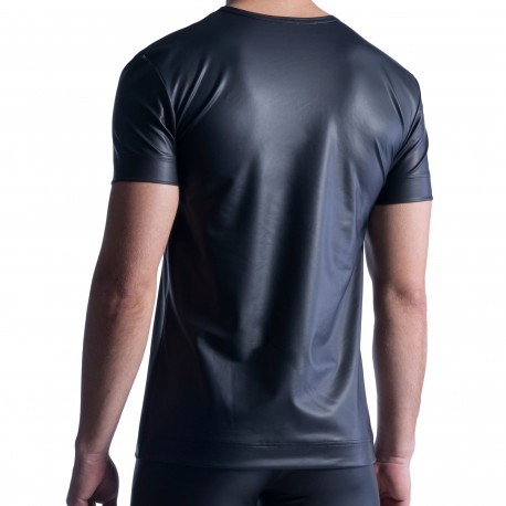Manstore M510 V-Neck T-Shirt - Black