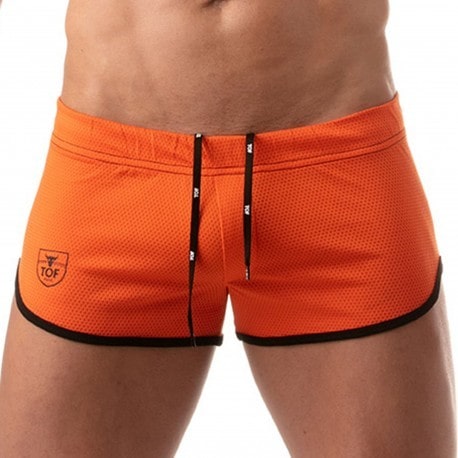 TOF Paris Athletic Mesh Shorts - Orange