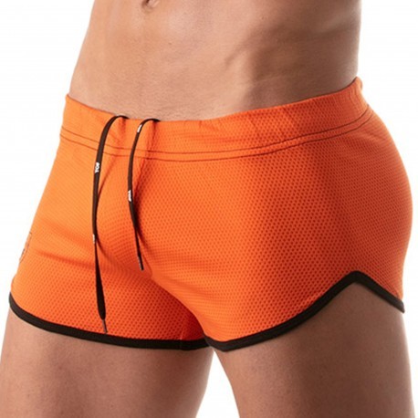 TOF Paris Athletic Mesh Shorts - Orange