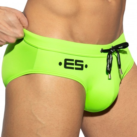 ES Collection Neon Swim Briefs - Neon Green
