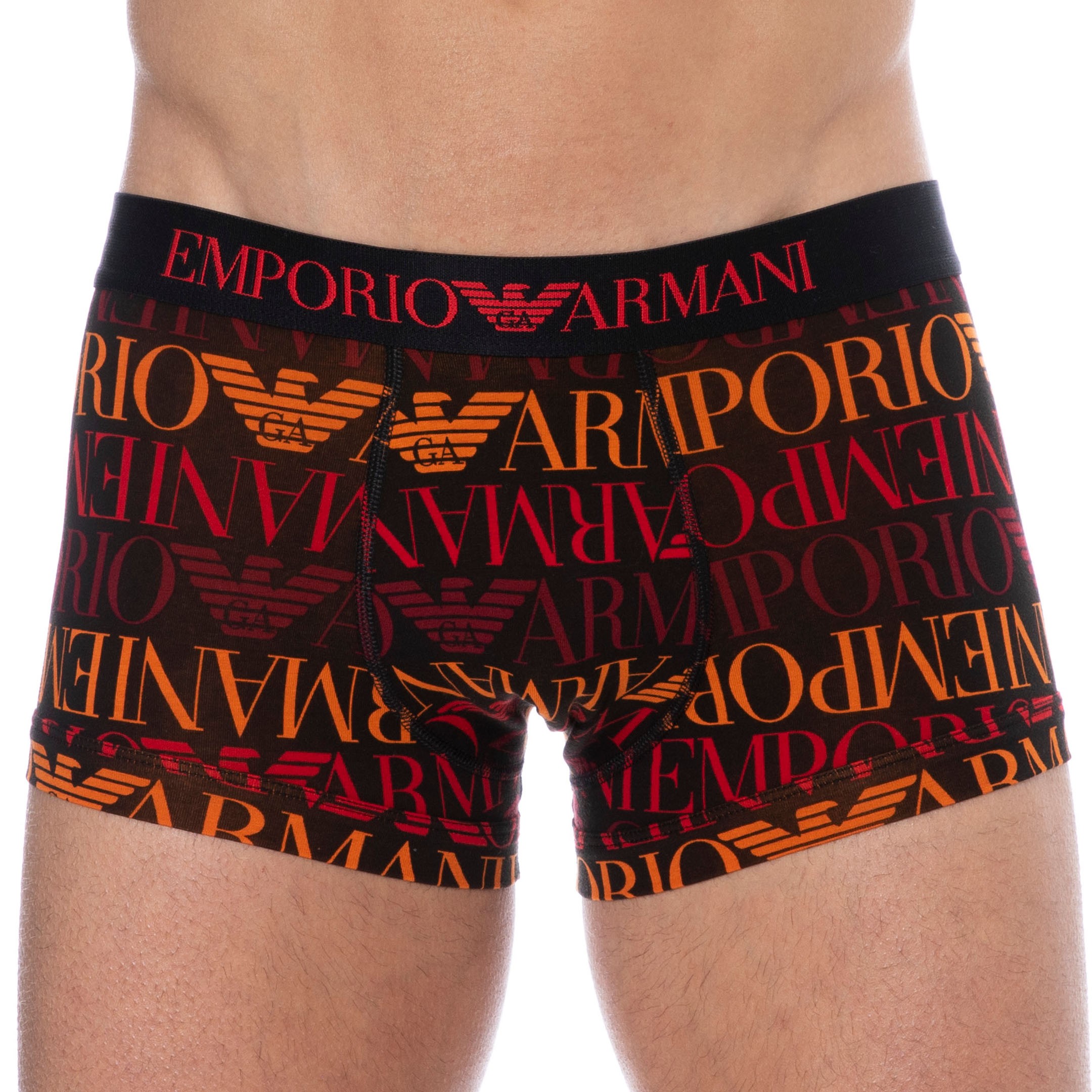 for Men Black Mens Underwear Emporio Armani Underwear Emporio Armani Stretch Cotton Boxer Set in Navy 
