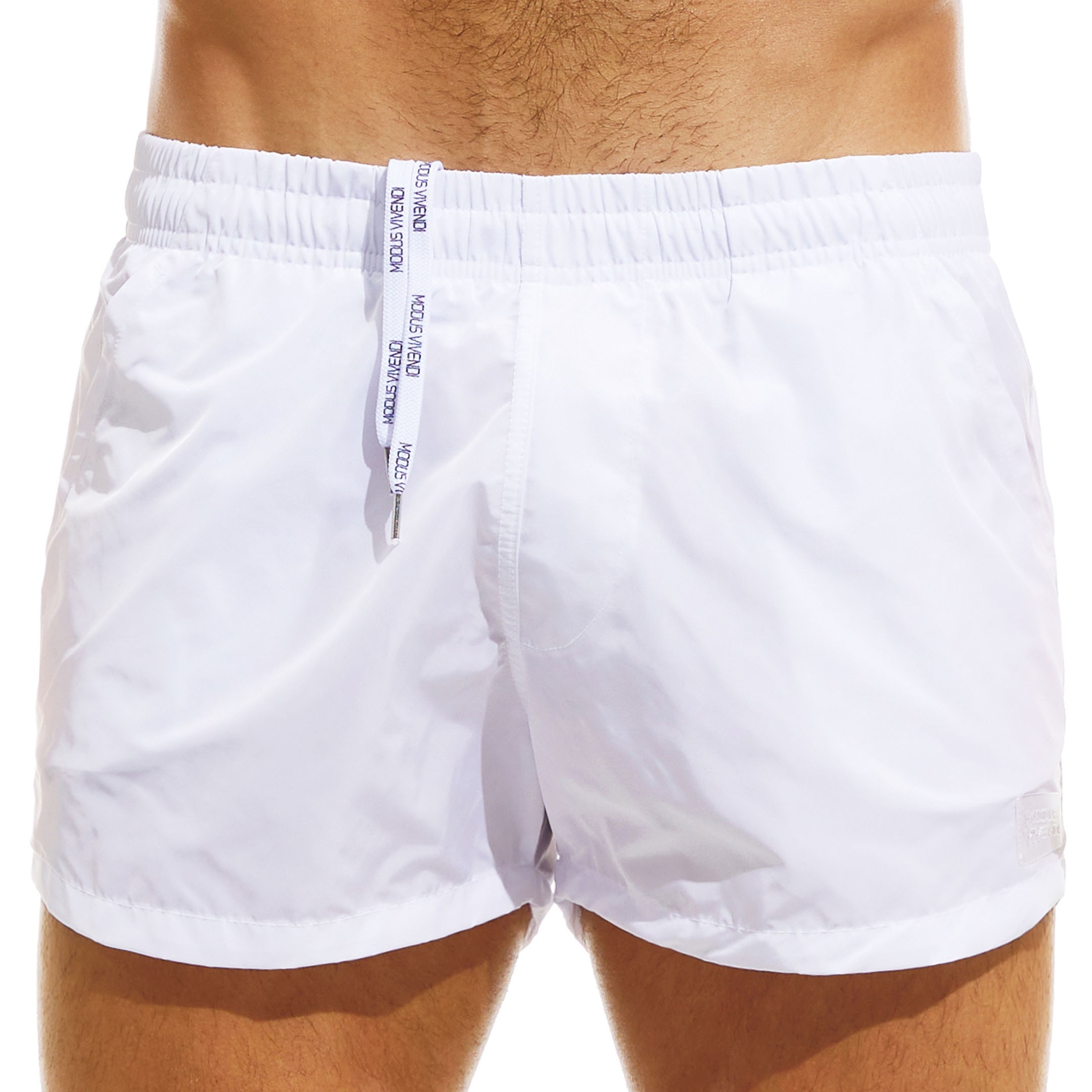 Modus Vivendi Dot Swim Shorts - White | INDERWEAR