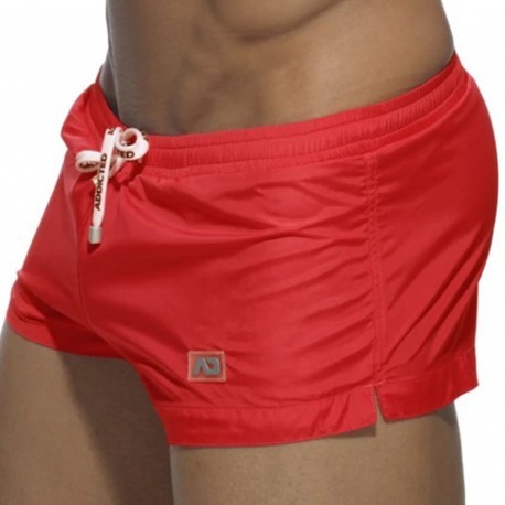Addicted Basic Mini Swim Shorts - Red