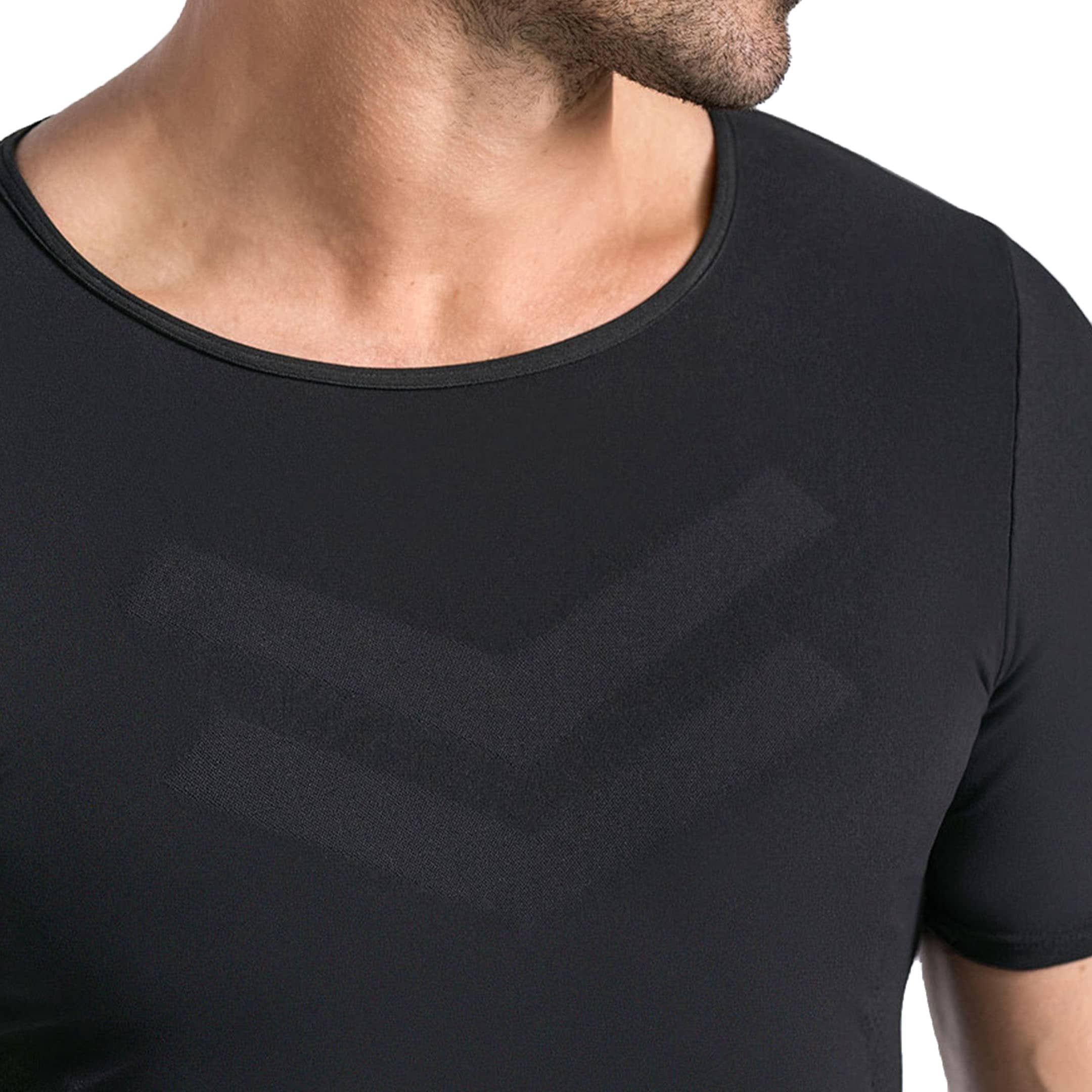 spise deltage person LEO Microfiber Slimming Compression T-Shirt - Black | INDERWEAR
