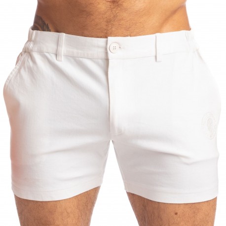 L’Homme invisible Tennis Shorts - White