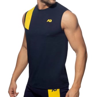 Débardeur AD Coton Bleu Marine Addicted