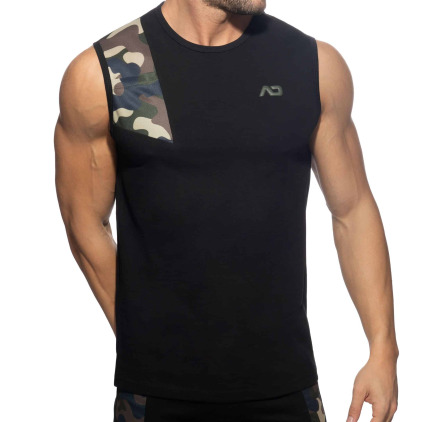 Débardeur AD Coton Noir Addicted