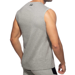 Débardeur AD Coton Gris Chiné Addicted