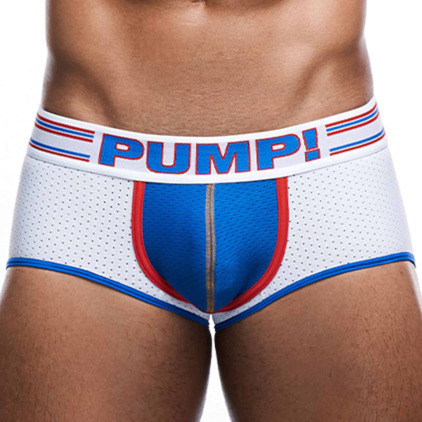 Pump! Shorty Bottomless Access E-Racer Velocity Blanc - Bleu Elec Pump! Shorty Bottomless Access E-Racer Velocity Blanc - Bleu Elec