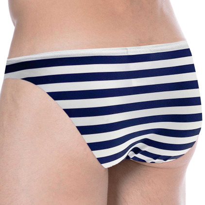 Slip de Bain Bikini Marinière SKU