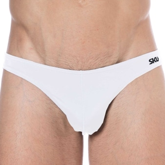 Slip de Bain Bikini Blanc SKU