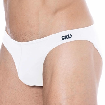 Slip de Bain Bikini Blanc SKU