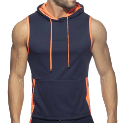 Débardeur à Capuche AD Bleu Marine Addicted