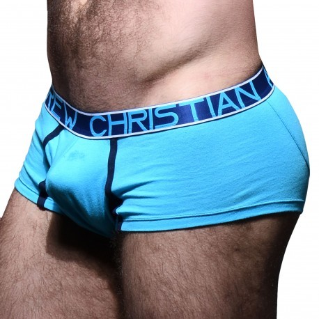 Andrew Christian Boxer CoolFlex Modal Show-It Bleu Turquoise
