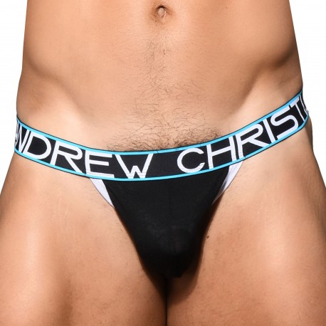 Andrew Christian CoolFlex Modal Jock with Show-It - Black