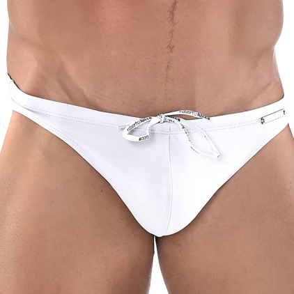 Roberto Lucca String de Bain Blanc