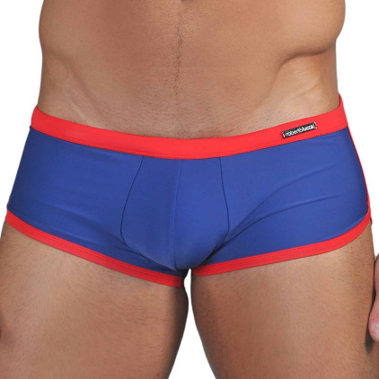 Roberto Lucca Shorty de Bain Bleu - Rouge