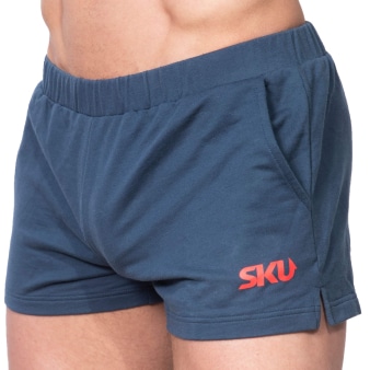 Short de Sport Coton Bleu Marine SKU