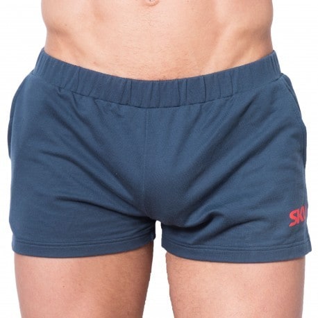 SKU Cotton Sport Shorts - Navy