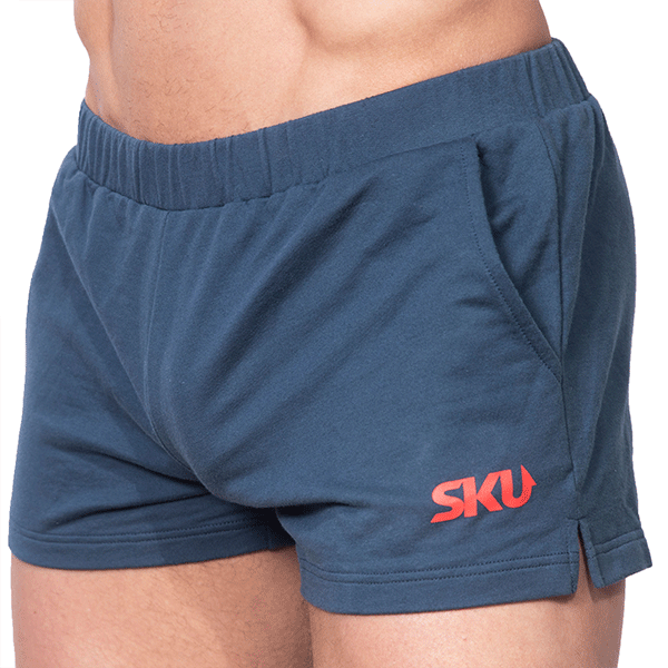 SKU Short de Sport Coton Bleu Marine