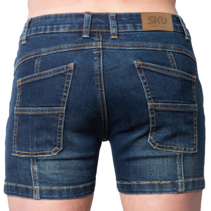 Mini Short Jeans Original Super Push-Up Bleu Marine SKU