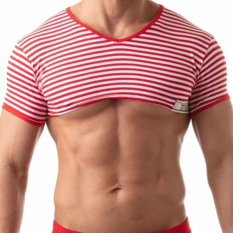 T-Shirt Crop Sailor Rouge TOF Paris