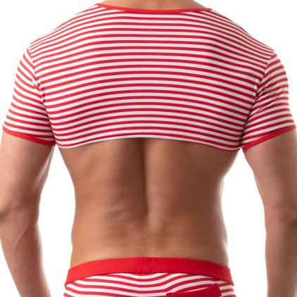 T-Shirt Crop Sailor Rouge TOF Paris