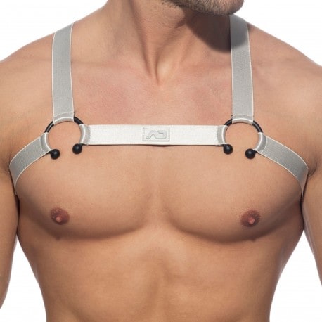 Addicted Bull Ring Harness - Silver