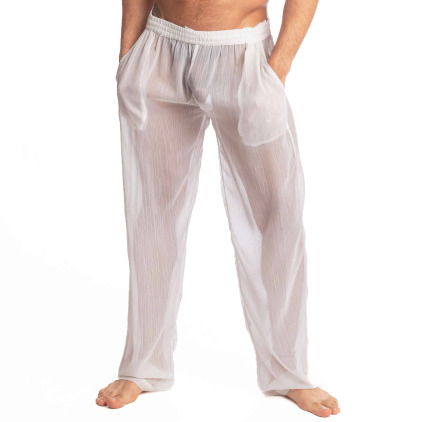 L'Homme invisible Pantalon Lounge Chantilly Blanc L'Homme invisible Pantalon Lounge Chantilly Blanc