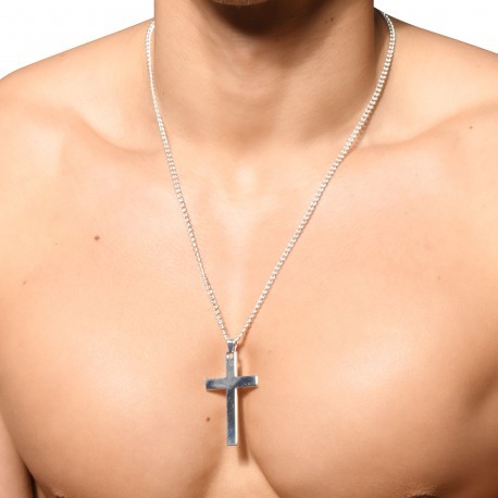 Andrew Christian Collier Silver Cross