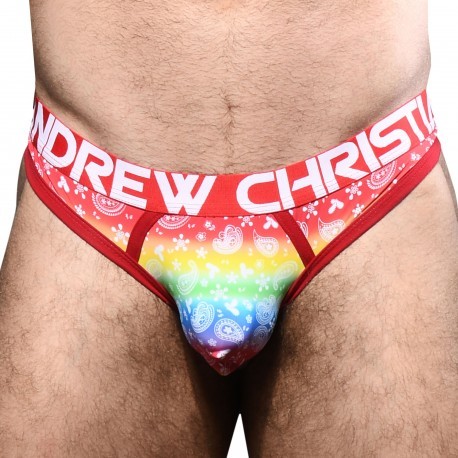 Andrew Christian String Almost Naked Bandana Pride Multicolore