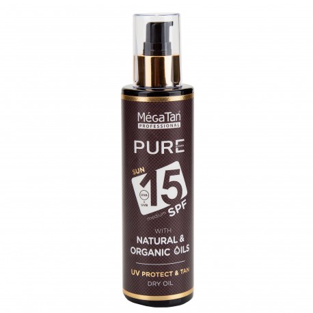 MegaTan Pure Natural Sunscreen Oil SPF15 - 160 ml