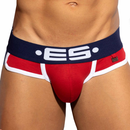 Slip Double Side Coton Rouge - Marine ES Collection