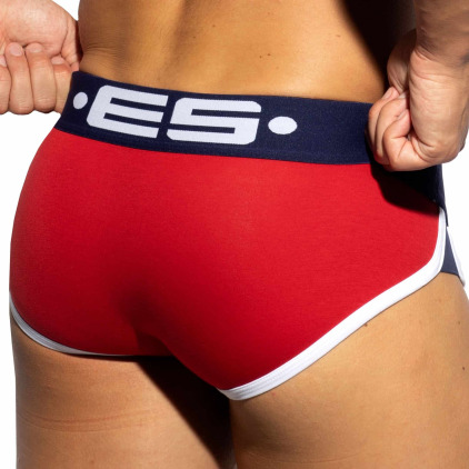 Slip Double Side Coton Rouge - Marine ES Collection