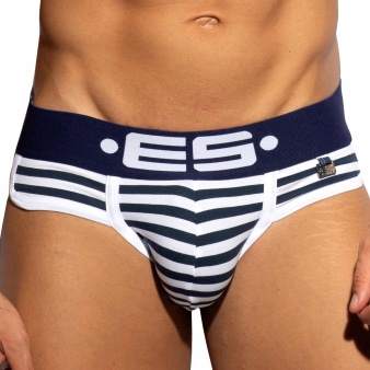Slip Double Side Coton Marinière ES Collection